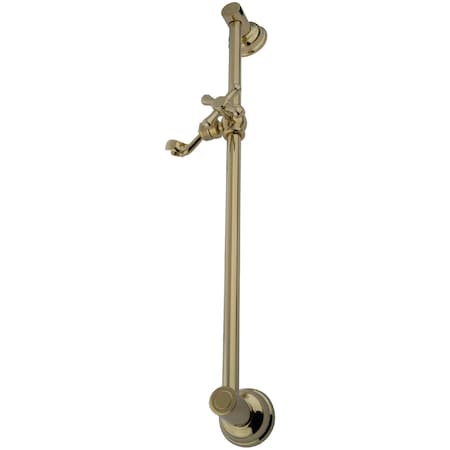 Showerscape Shower Slide Bar, Polished Brass, Wall Mount KSX3522SG